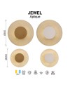 JEWEL * APLIQUE LED 30W - PINTURA ORO